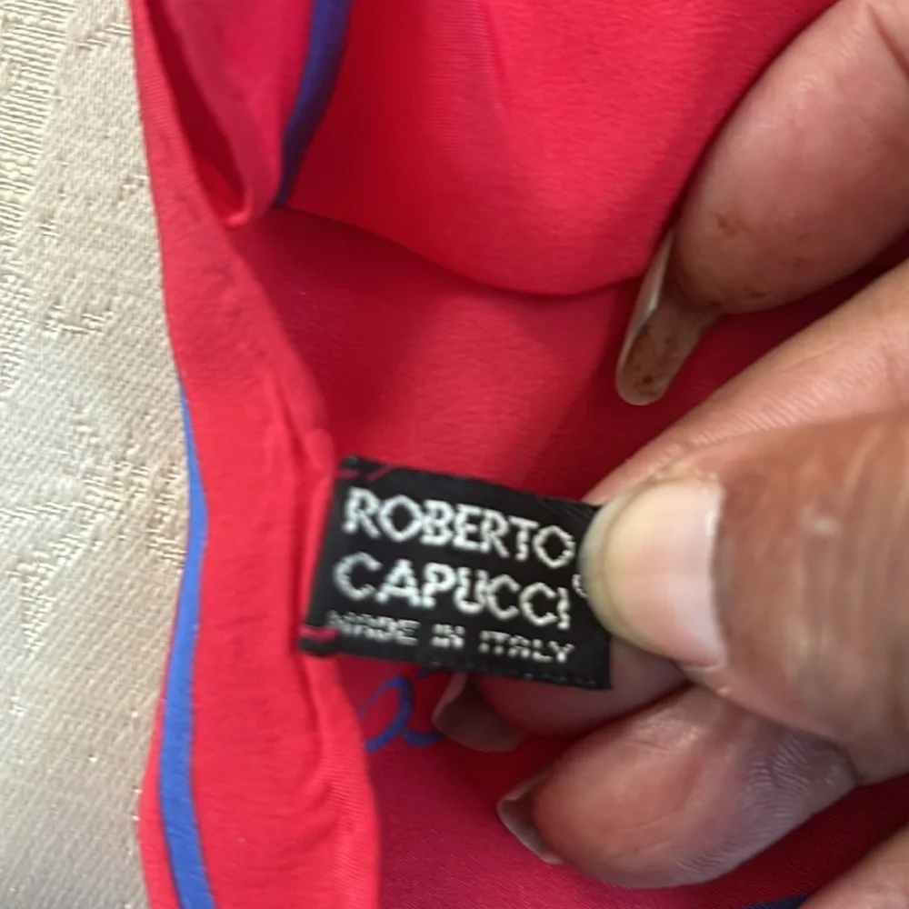Roberto Capucci Silk Scarf - Picture 3 of 6